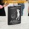 Urbalabs Personalized Golfer Flask Golf Accessories For Men Women Customized Groomsmen Gifts For Wedding Wedding Favors Laser Engraved 8oz product 4